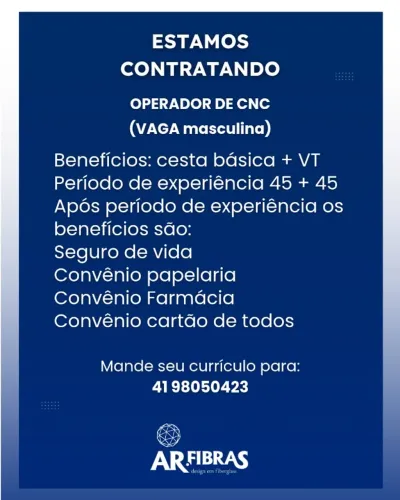 OPERADOR DE CNC
