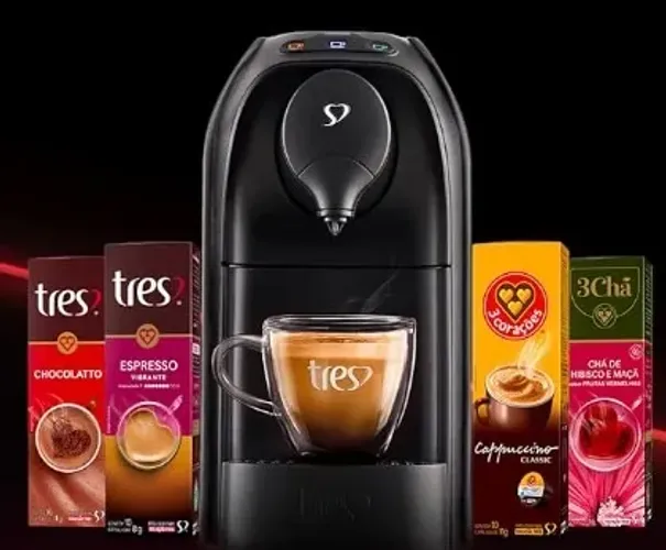 Cafeteira Expresso e Multibebidas 3 Corações - Excelente Estado