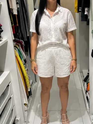 Conjunto em laise T Único