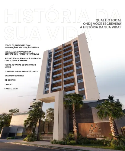 Apartamento de Luxo no Centro de Araras-SP: 2 quartos, 2 suítes, 2 salas, 3 banheiros, 2 v