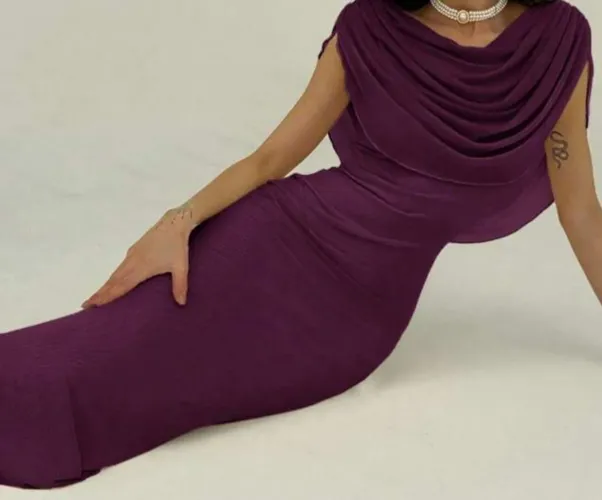 Vestido Longo Magenta Elegante | Festa, Casamento e Formatura