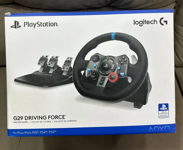 Quiti Logitech pedal volante e câmbio