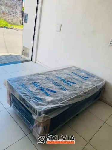 Cama Box Solteiro Soft Pluma