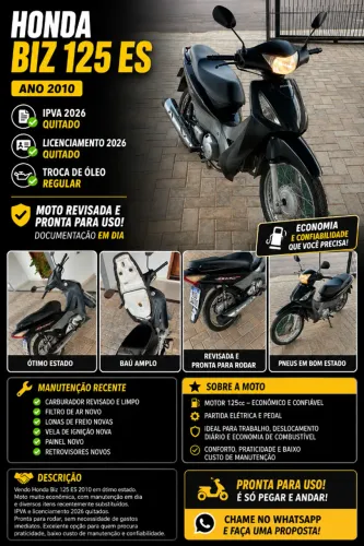Honda Biz 125 ES, 2010
