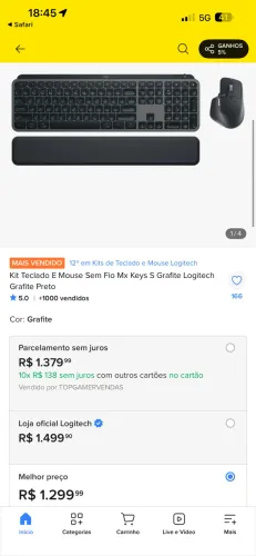 Teclado logitec Key S