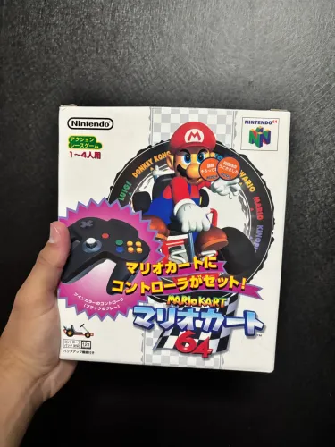 Controle Mario kart 64 + JOGO japones ediçao especial