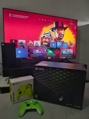 Xbox Séries X com leitor