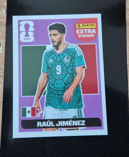 Figurinha Extra Raul Jiménez Copa do Mundo 2026 (RARIDADE)