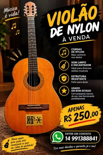 Violão de nylon aGianini