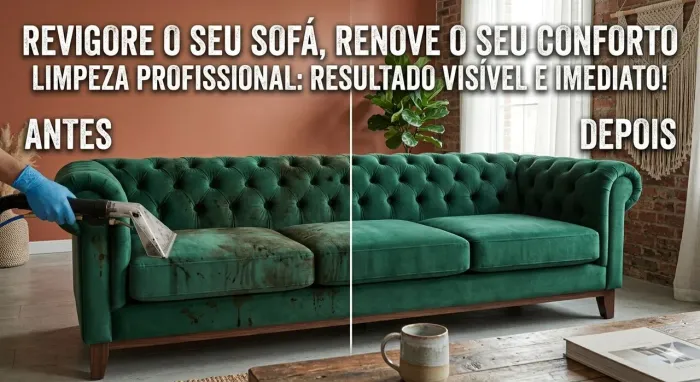 Limpeza higienização de estofados Belém Pará 