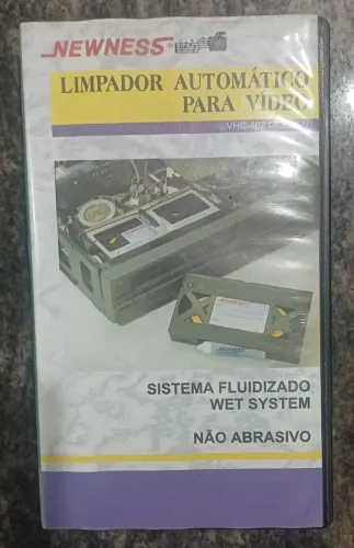 Fita VHS limpeza de cabeçote newness