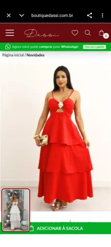 Vestido vermelho