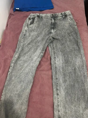 Calça Baggy Cinza Grafite 