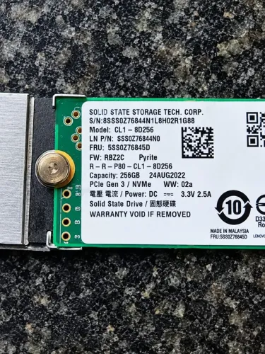 SSD M2 256 Lenovo