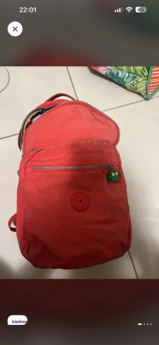 Mochila Kipling rosa