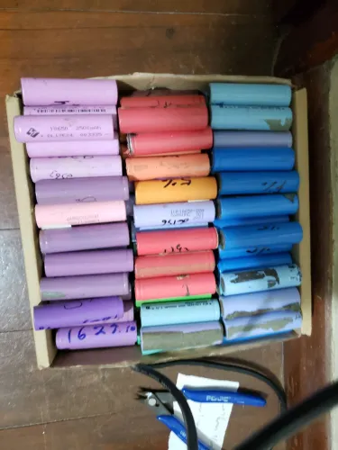 Vendo bateria 18650 para lanterna, patinete elétrico, hoverboard, arduino e notebook 