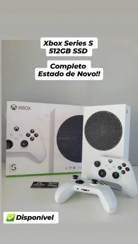 Xbox Series S 512GB SSD com Caixa!! (Aceito Cartão)