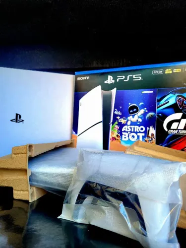 PS5 SLIM NOVO! COMPLETO NA CAIXA!