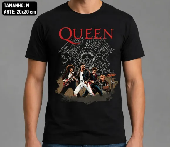 Camiseta banda de rock Queen 