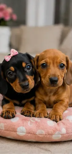 Neném lindo e brincalhão Teckel/Dachshund/Salsicha/Salsichinha/Basset/Cofap