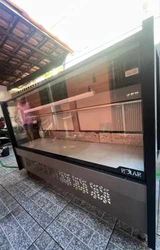 BALCÃO AÇOUGUE 1,75CM INOX NOVO POLAR
