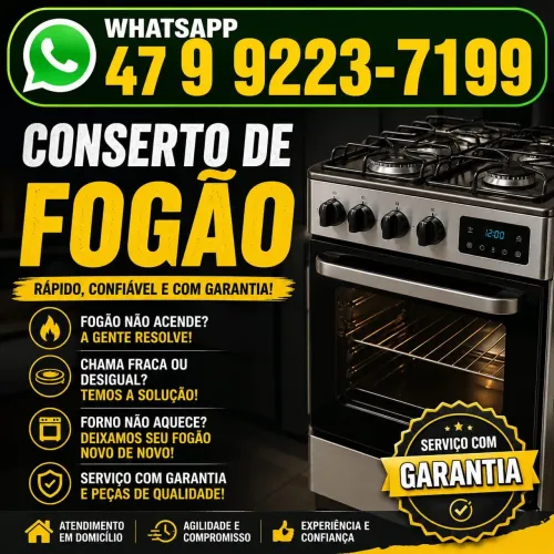 Conserto fogão a gás 