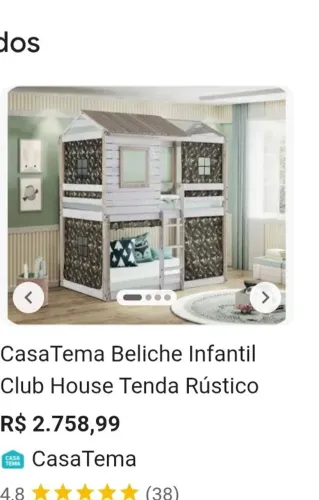 Beliche infantil casatema