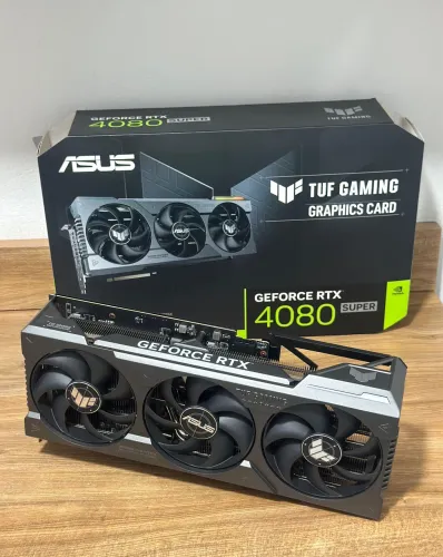 Placa de Vídeo RTX4080 Super 16GB Asus Tuf 1 mês de uso