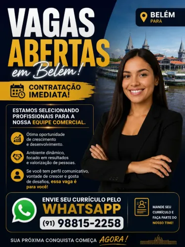 VAGA DE EMPREGO - BELEM/PA