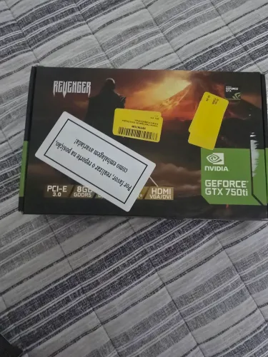 Placa de vídeo  Nvidia nova nunca usada