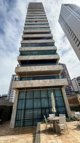 Lindo apartamento pé na areia para aluguel com 330 m² (4 suítes/3 closets) na beira-mar de