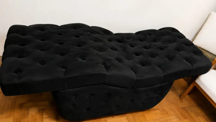 Maca em suede preta