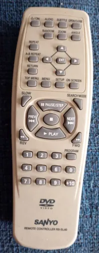 Controle Remoto DVD Sanyo RB-SL40 E DWM 400