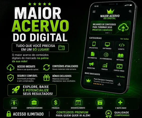 O app que vai te fazer crescer com digital 