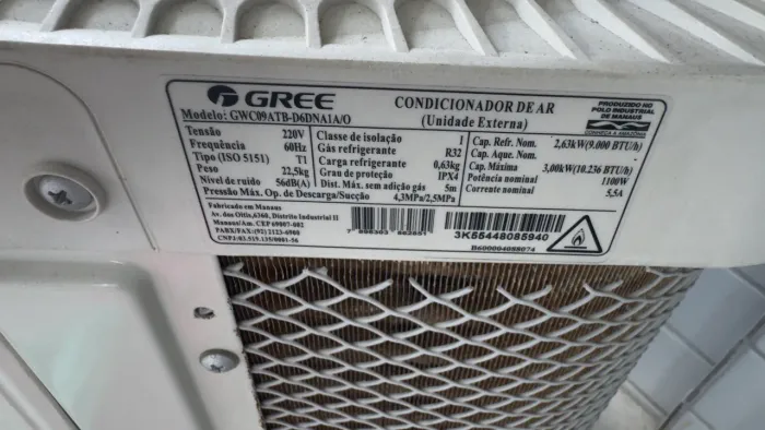 Ar condicionado S split inverter Gree 9000btu WiFi