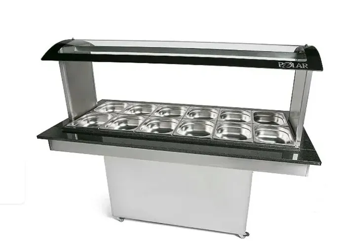 Buffet Restaurante 12 Cubas Aquecido Polar BRQ12