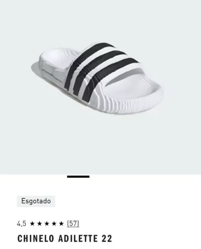 Chinelo Adillete  22 original, usado 2 vezes comprei por 400 na loja física
