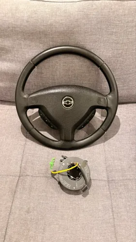 VOLANTE GM ASTRA/ ZAFIRA COM COMANDO (COMPLETO/ IMPECÁVEL)