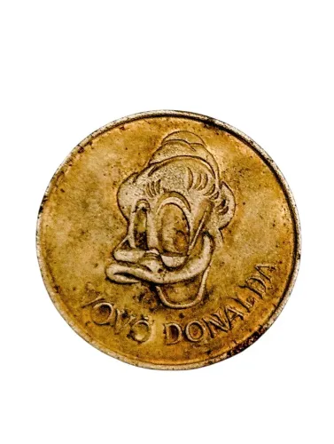 Medalha antiga vovó Donald 1977 editora Abril