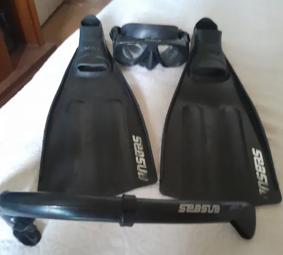 Equipamento Mergulho/Piscina SEASUB Juvenil 