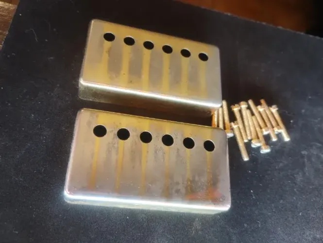 Capa Cover Captador Seymour Duncan Gold Aged Relic original