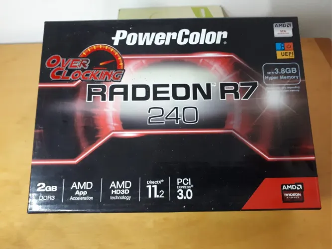 Placa de Vídeo Radeon R7 240 2GB DDR3 - Nova, Lacrada