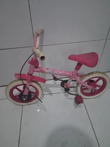 Bicicleta infantil aro 12 rosa