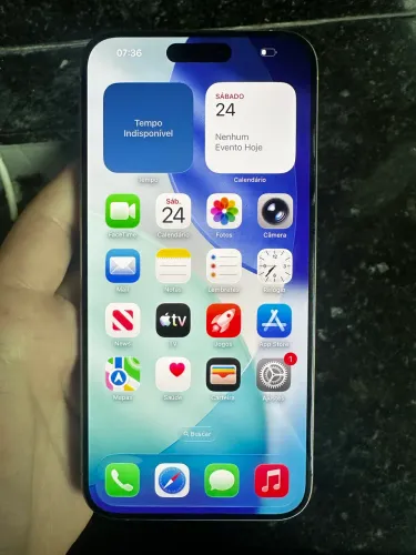 iPhone 15 pro max 87 bateria cinza