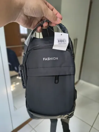 Bolsa Mochila Transversal Antifurto Fashion Impermeavel