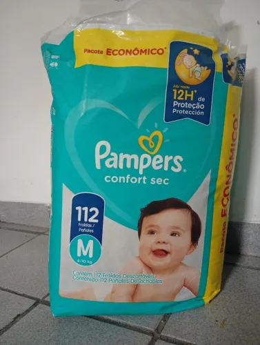 Fraldas Pampers confort sec 