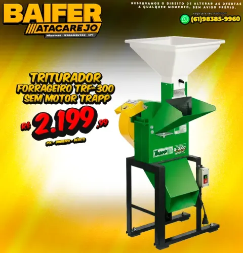 Triturador Forrageiro Trf-300 Sem motor Trapp