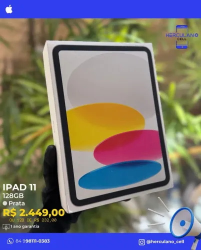 Vendo iPad 11 Silver 128gb lacrado 