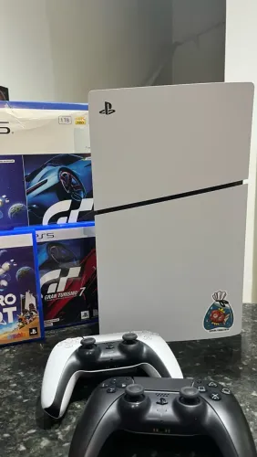 Ps5 Slim mídia física 1tb