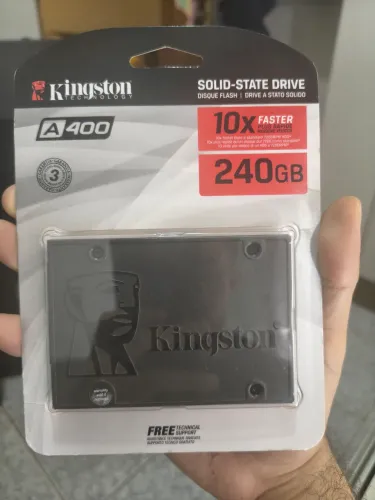 SSD 240GB - Kingston Novo e Lacrado 